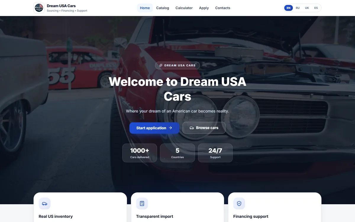 DREAMCARS.COMPANY